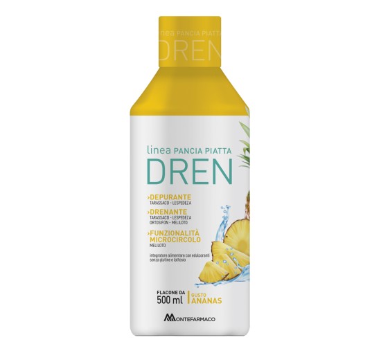PANCIA PIATTA DREN 500ML ANANAS