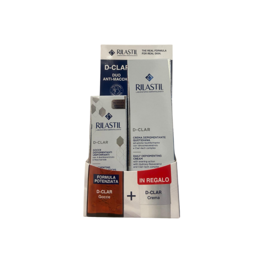 Rilastil Cofanetto D-Clar SOS Antimacchie  Gocce 30ml + Crema Viso 40ml