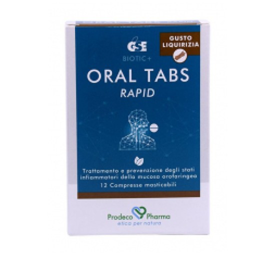 GSE ORAL TABS RAPID LIQUIRIZIA 12CPR