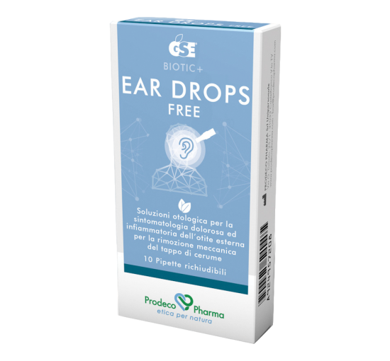GSE EAR DROPS 10 Flaconcini 3 Millilitri Attenuazione Dolore, Edema, Secrezione