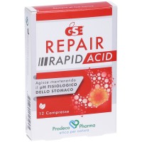 GSE Repair Rapid Acid 12 Compresse Integratore Alimentare Acidità Stomaco