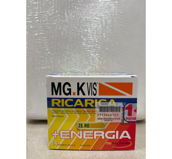 INTEGRATORE ALIMENTARE MG K VIS RICARICA PLUS 14+14 BUSTINE