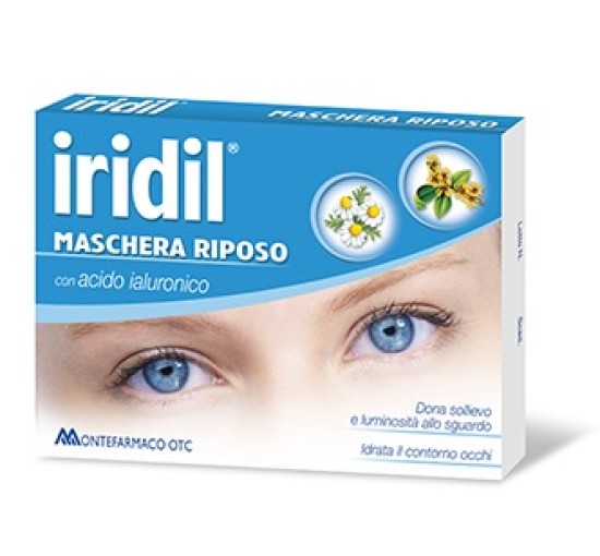 IRIDIL Masch.Riposo Occhi 4pz