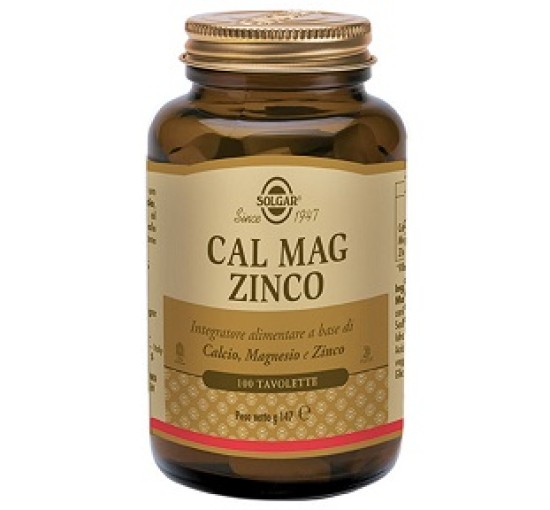 CAL MAG ZINCO 100 Tav.SOLGAR