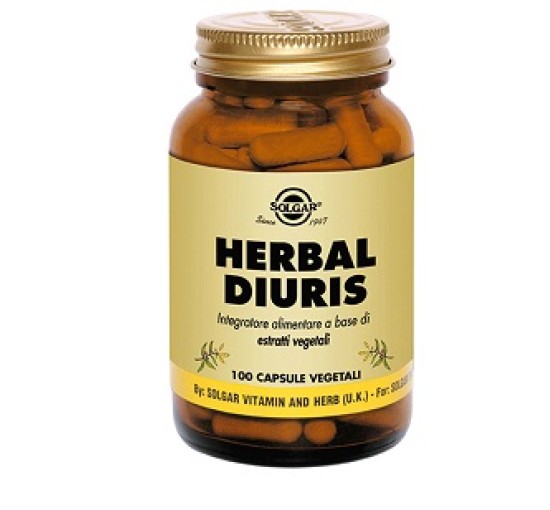 HERBAL DIURIS 100 Cps SOLGAR