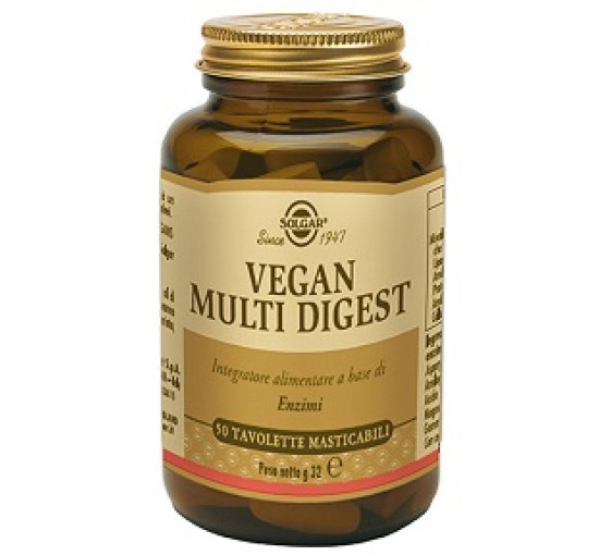 VEGAN MULTI DIGEST 50TavSOLGAR