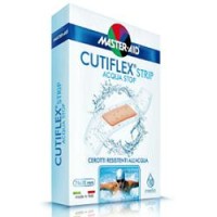 CEROTTO MASTER-AID CUTIFLEX STRIP TRASPARENTE IMPERMEABILE SUPPORTO IN POLIURETANO SUPER 10 PEZZI