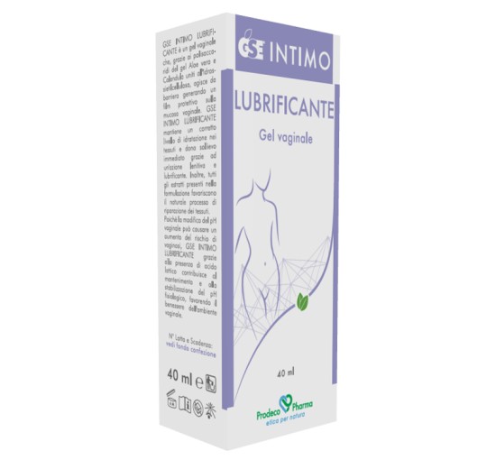 GSE Intimo Lubrificante 40 Millilitri Gel Vaginale Contro La Secchezza 