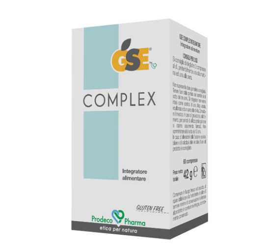 GSE Complex 60 Compresse Integratore Alimentare Di Vitamina A Ed E Utili Per Colmare Le Carenze Alimentari