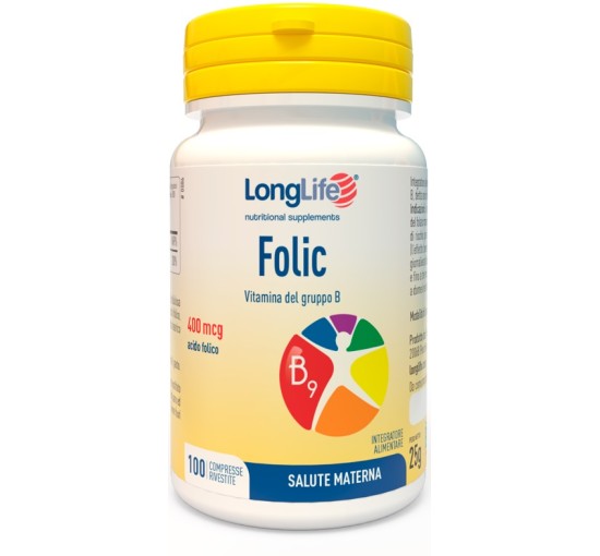 LONGLIFE FOLIC 400MCG 100CPR