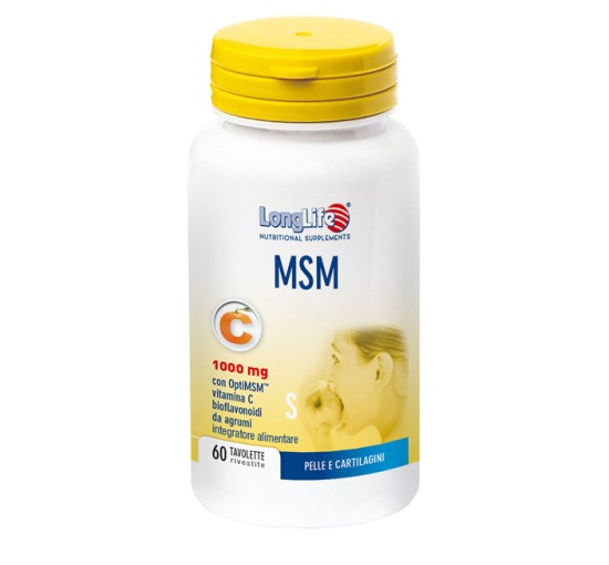 LONGLIFE MSM 1000MG 60TAV