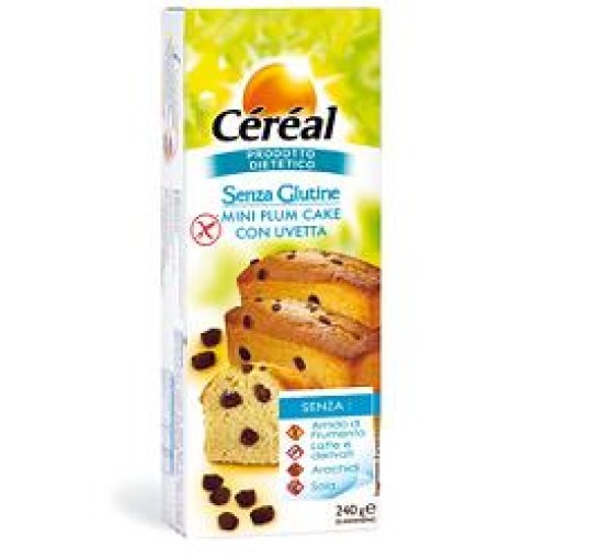 CEREAL PlumCake Uvetta S/G240g