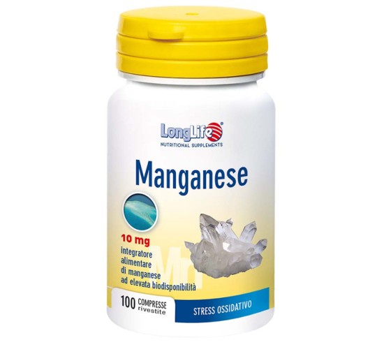 LONGLIFE MANGANESE 10mg100Cpr