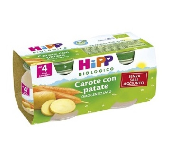 OMO HIPP Bio Carota+Pat.2x80g