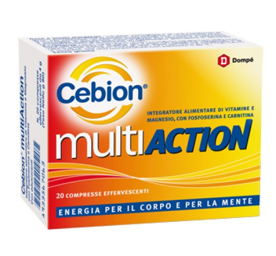 CEBION MULTIACTION 20 COMPRESSE EFFERVESCENTI