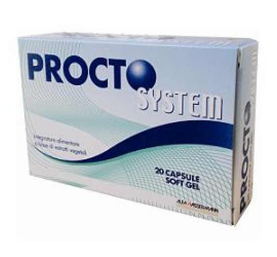 PROCTO SYSTEM 20CPS SOFT GEL