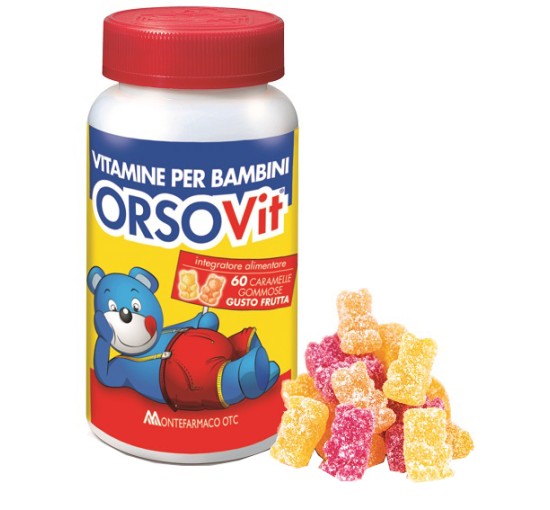 ORSOVIT CARAMELLE GOMMOSE VITAMINA BB SENZA GLUTINE 60PZ*