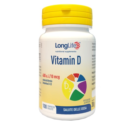 LONGLIFE VIT*D3  400UI 100 Cpr