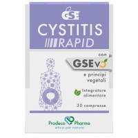 GSE Cystitis Rapid 30 Compresse Integratore Alimentare Per L'Equilibrio Delle Funzioni Fisiologiche Dell'Apparato Urinario