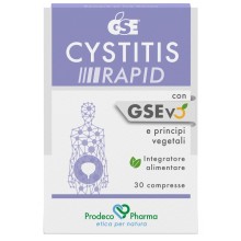GSE Cystitis Rapid 30 Compresse Integratore Alimentare Per L'Equilibrio Delle Funzioni Fisiologiche Dell'Apparato Urinario