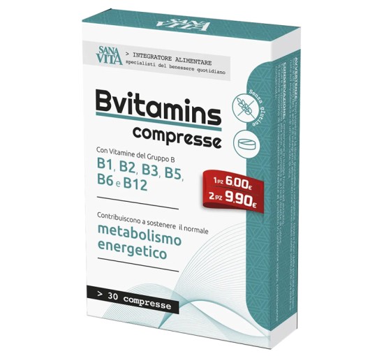 SANAVITA BVITAMINS 30CPR