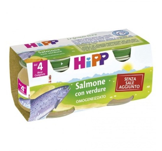 OMO HIPP Bio Salmone 2x80g