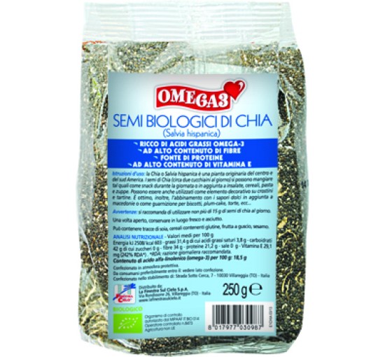 SEMI CHIA BIO 250G OMEGA 3