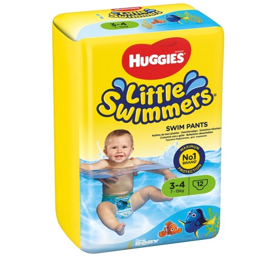 HUGGIES LITTLE SWIMMERS 7/12KG S/P 12 PEZZI