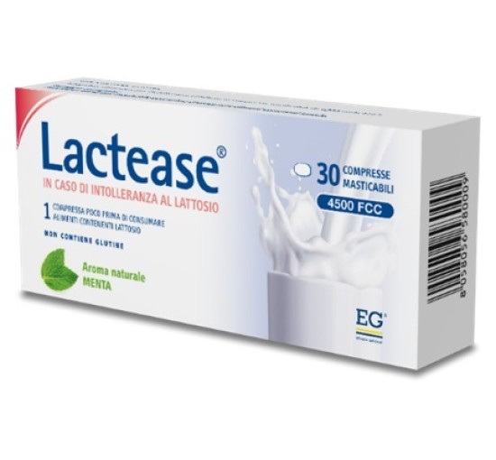 LACTEASE 4500 Menta 30 Cpr