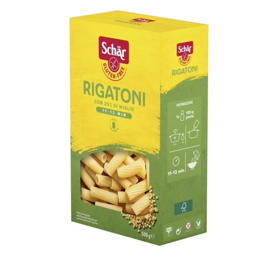 SCHAR Pasta Rigatoni 500g