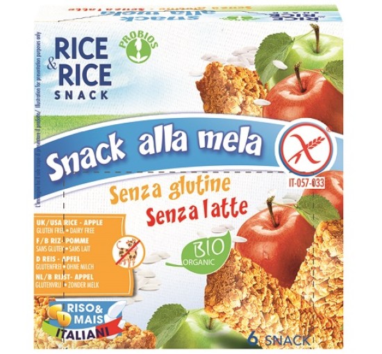 R&R Snack Riso Mela 6x21g