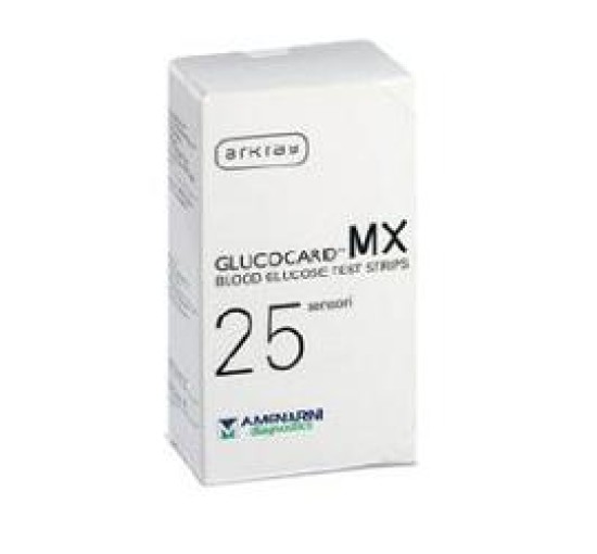 STRISCE MISURAZIONE GLICEMIA GLUCOCARD MX 25 PEZZI