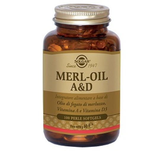 MERL-OIL A&D 100 Cps SOLGAR