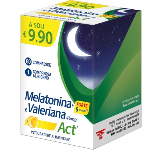 MELATONINA ACT+FT 5+VAL.60 Cpr