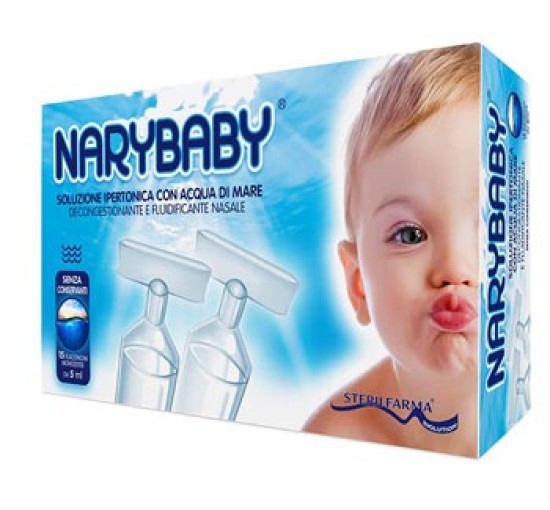 NARY BABY SOLUZIONE IPERTONICA 15 MONODOSE 5 ML