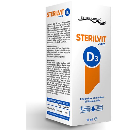 STERILVIT D3 Gtt 15ml