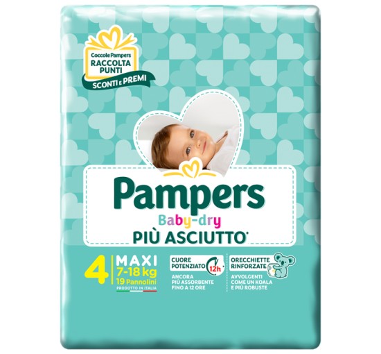 PAMPERS B/D  7-18Kg Max19pz 4