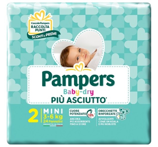 PAMPERS B/D  3-6Kg Mini24pz 2