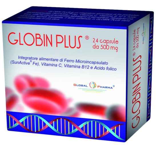 GLOBIN Plus 24 Cps 500mg