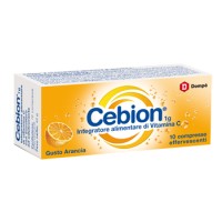 CEBION EFFERVESCENTI VITAMINA C ARANCIA 10 COMPRESSE