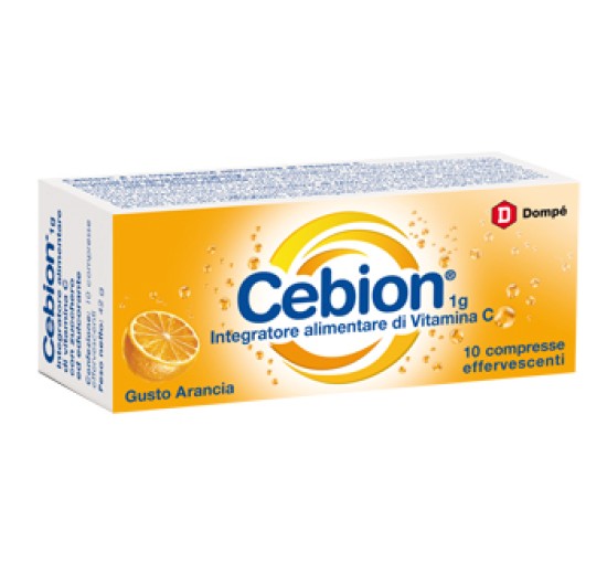 CEBION EFFERVESCENTI VITAMINA C ARANCIA 10 COMPRESSE