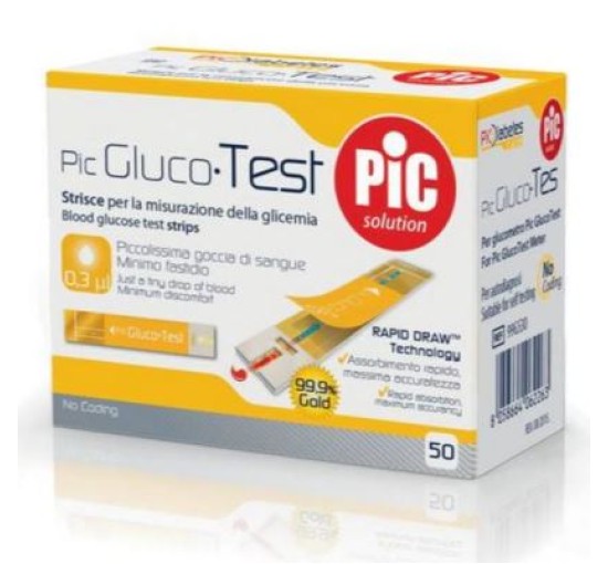 PIC GLUCO-TEST 50 Strisce