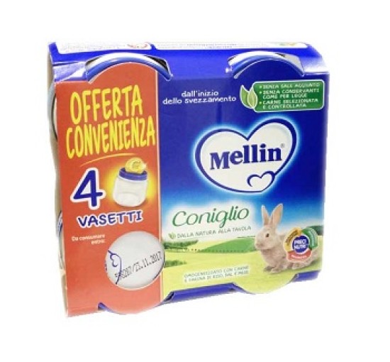 OMO MELLIN Coniglio 4x80g