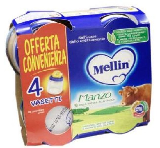 OMO MELLIN Manzo 4x80g