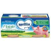 OMO MELLIN Maiale C/Verd.2x80g