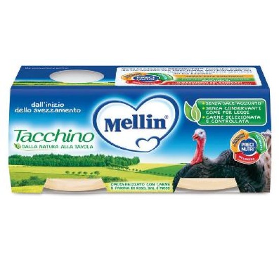 OMO MELLIN Tacchino 2x 80g