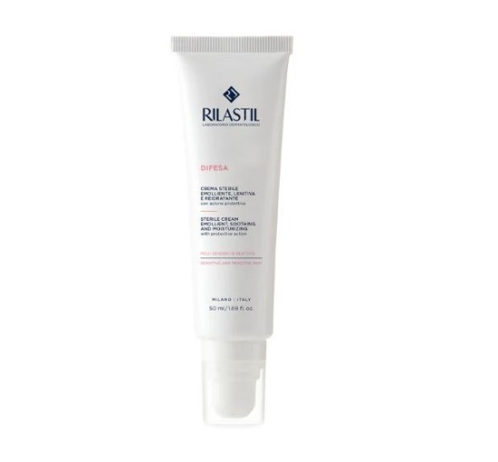 RILASTIL Difesa Crema Sterile 50ml Azione Protettiva, lenitiva E Reidratante