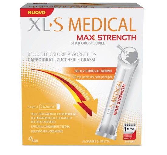 XLS MEDICAL MAX STRENGTH60STIC