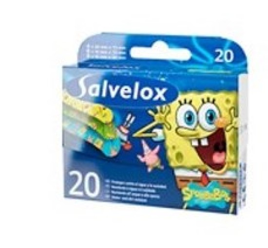 CEROTTO SALVELOX SPONGEBOB 10X20 CM 20 PEZZI