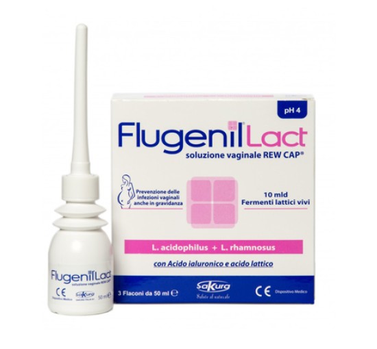 FLUGENIL LACT SOLUZIONE VAGINALE INTERNA A BASE DI FERMENTILATTICI 3 FLACONI DA 50 ML + 3 APPLICATORI MONOUSO